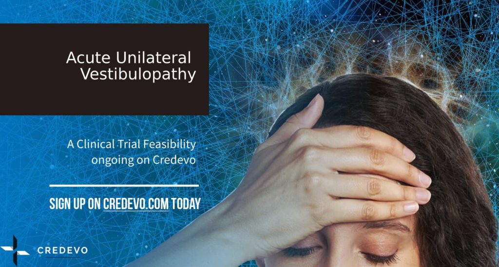 acute_unilateral_vestibulopathy_clinical_trial_feasibility_credevo
