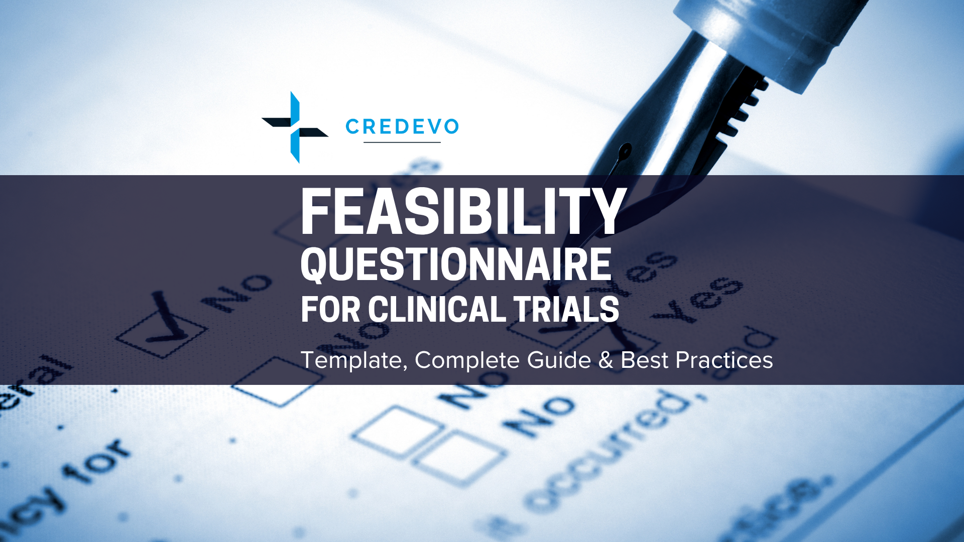 Site Feasibility Questionnaire for Clinical Trials : Credevo