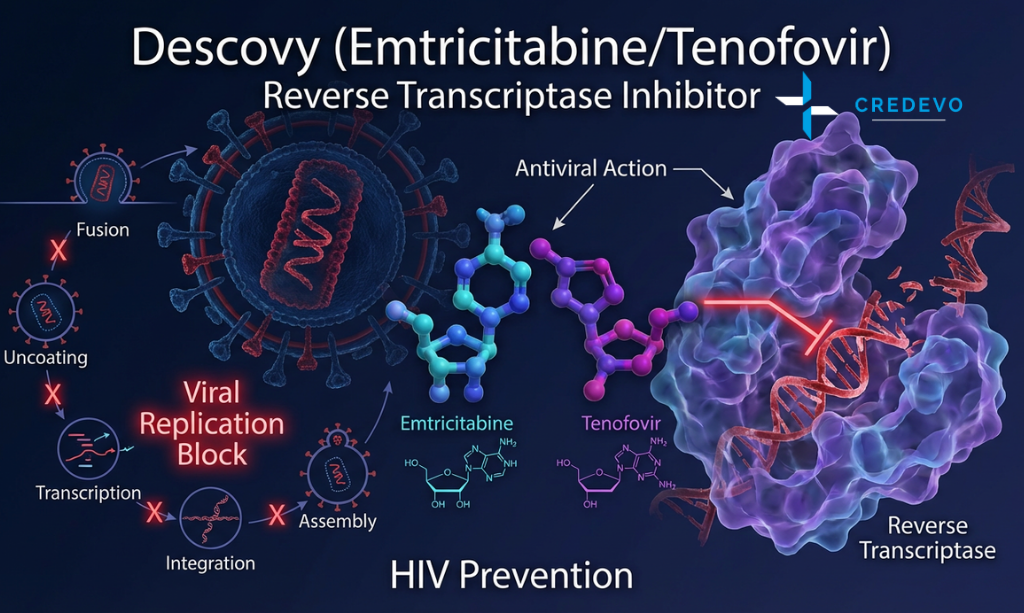 Emtricitabine_Tenofovir_MoA_Credevo